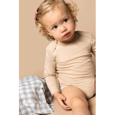 Body algodão biológico de bebé